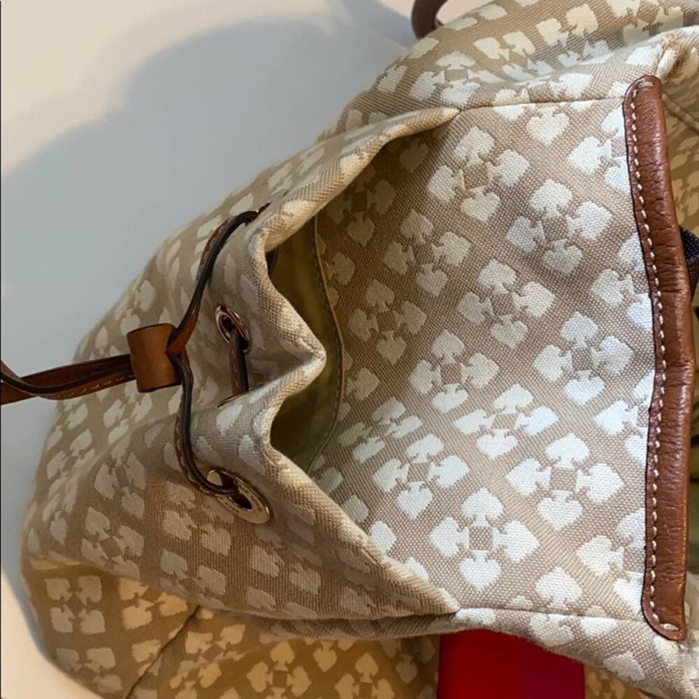 Kate Spade Stucco Stevie Canvas Baby Diaper Bag - Picture 7 of 16